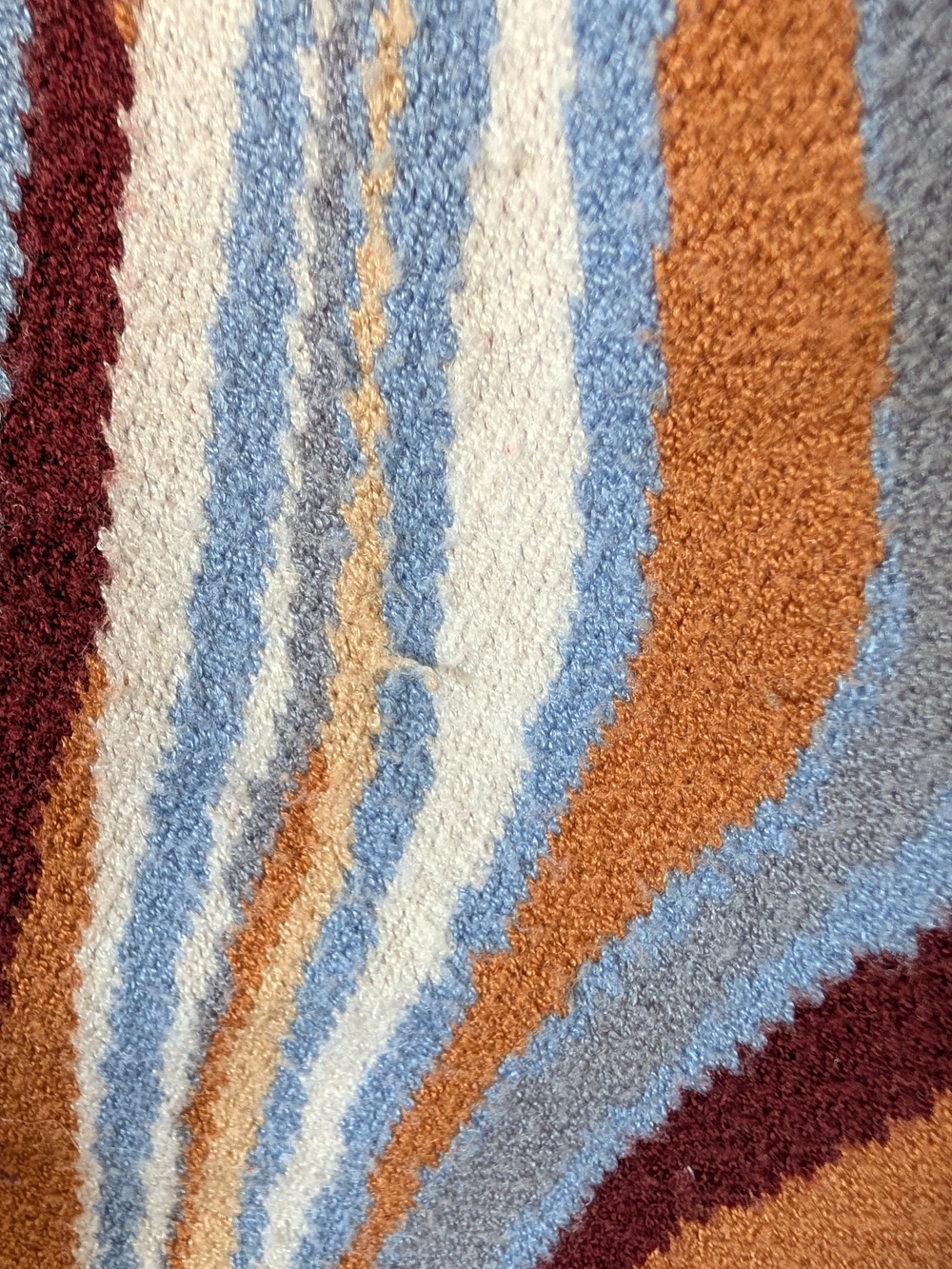 LA Hearts Light Blue  Wave-Pattern Cropped Cardigan Sweater - Picture 3 of 6